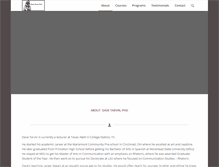 Tablet Screenshot of davidtarvin.com